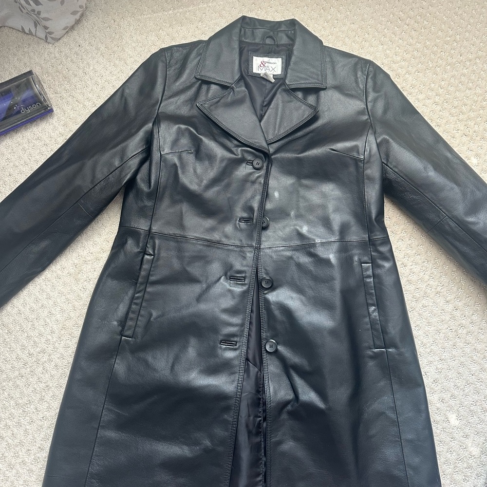 Madison Black Leather Jacket